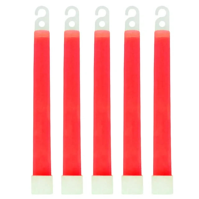 LED Survival Glow Sticks 5 pieces