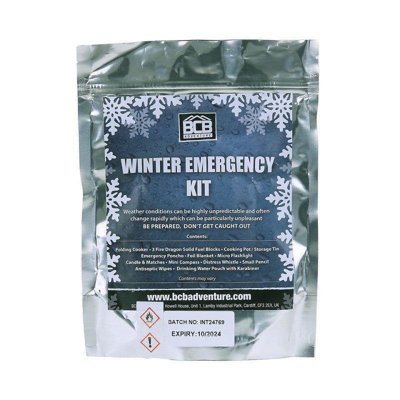 Winter Emergency Kit - Compact Survival Kit for Cold and Unpredictable Weather Conditions