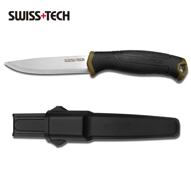 Swiss Tech survival knife with sheath