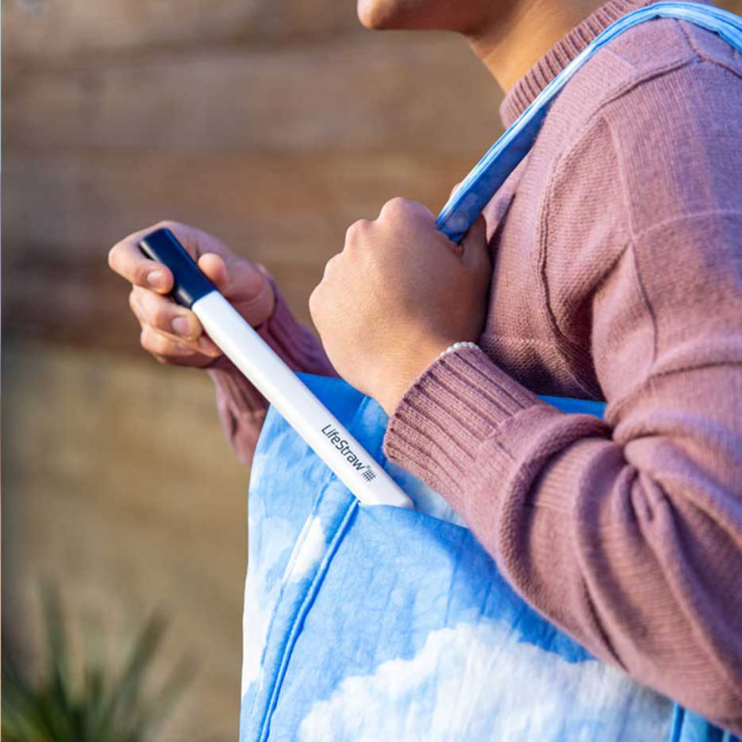 Lifestraw Sip - Reusable Steel Filter Straw with Carrying Case