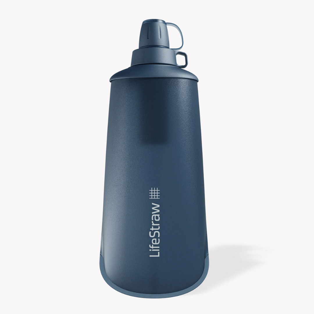 LifeStraw Peak Series Collapsible Squeeze Bottle 1L with filter