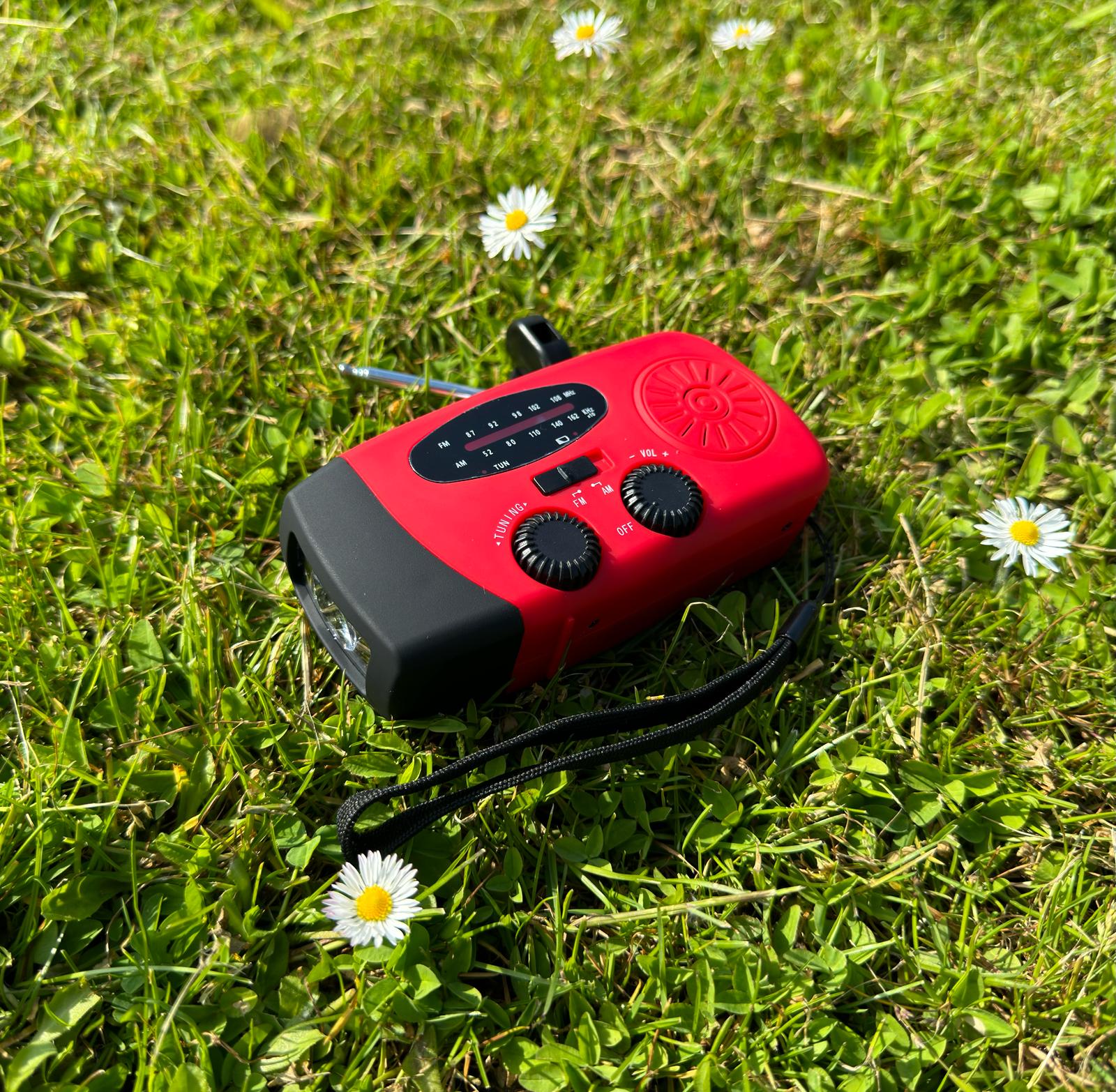 Emergency Radio with Flashlight and Power Bank (2025 Model)