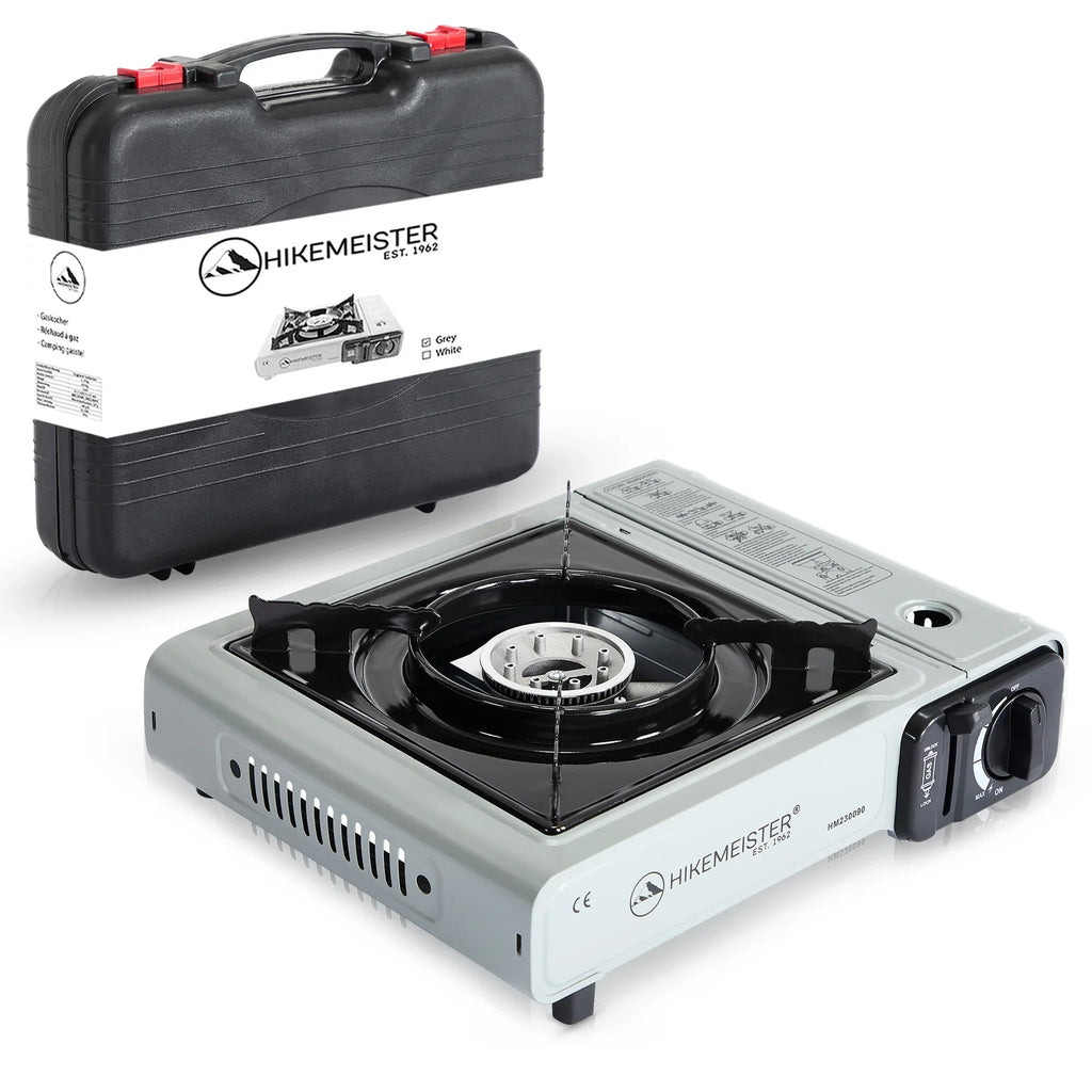 Hikemeister® Draagbaar Kookstel – Compact & Krachtig voor Outdoor en Noodsituaties
