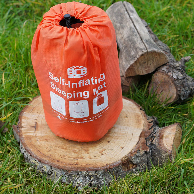 Lichtgewicht Zelfopblazende Slaapmat – Compact & Geschikt voor Hangmat en Grondgebruik