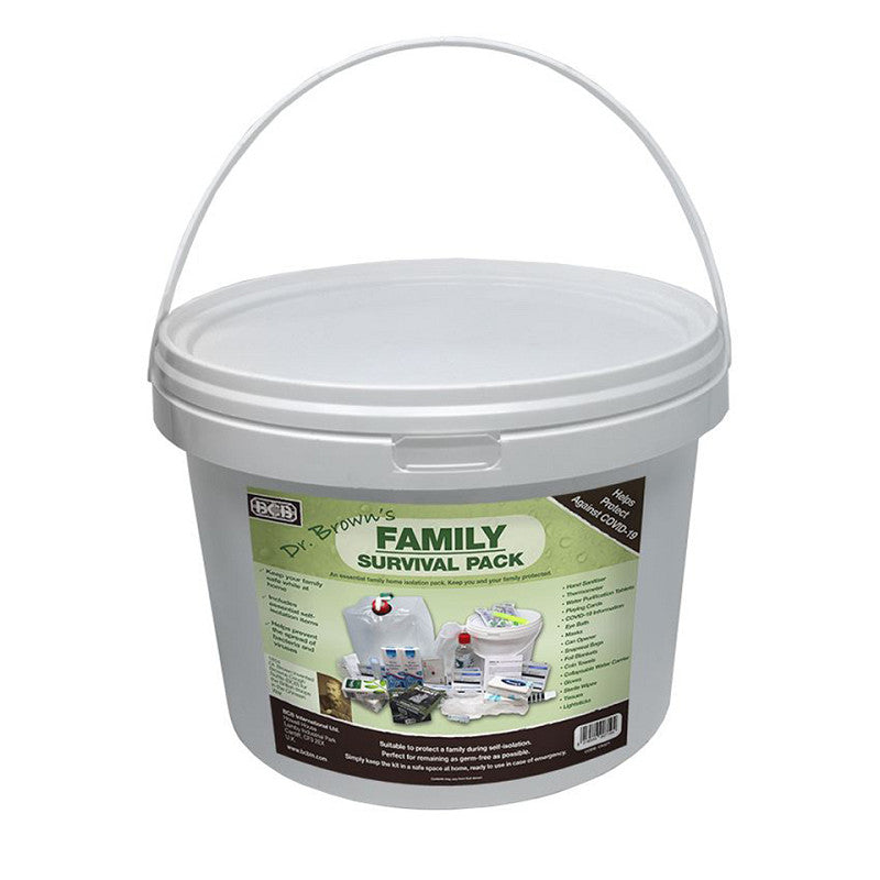 Family Isolation - Emergency Kit | Complete Health & Hygiene Set for Emergencies