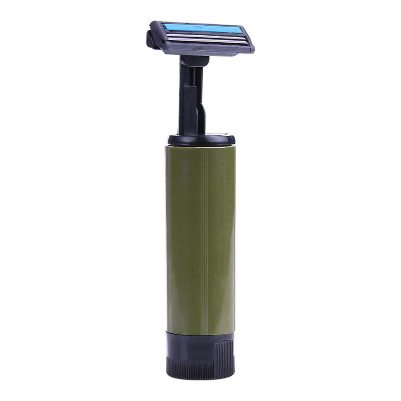 Razor - Compact Travel Razor with 4 Replacement Blades