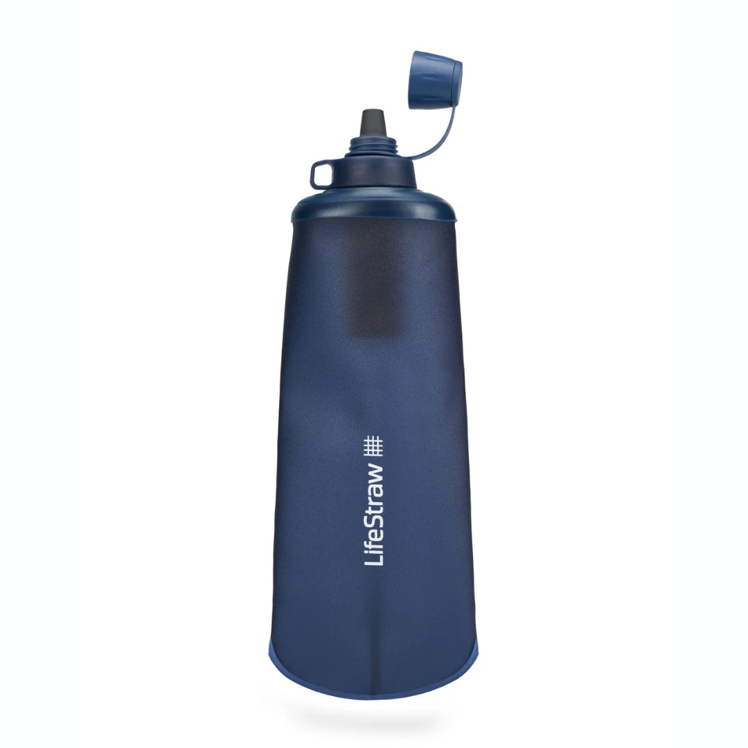 LifeStraw Peak Series opvouwbare knijpfles 1L met filter
