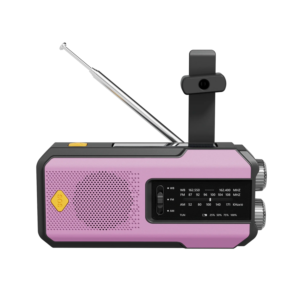 Noodweerradio met SOS alarm