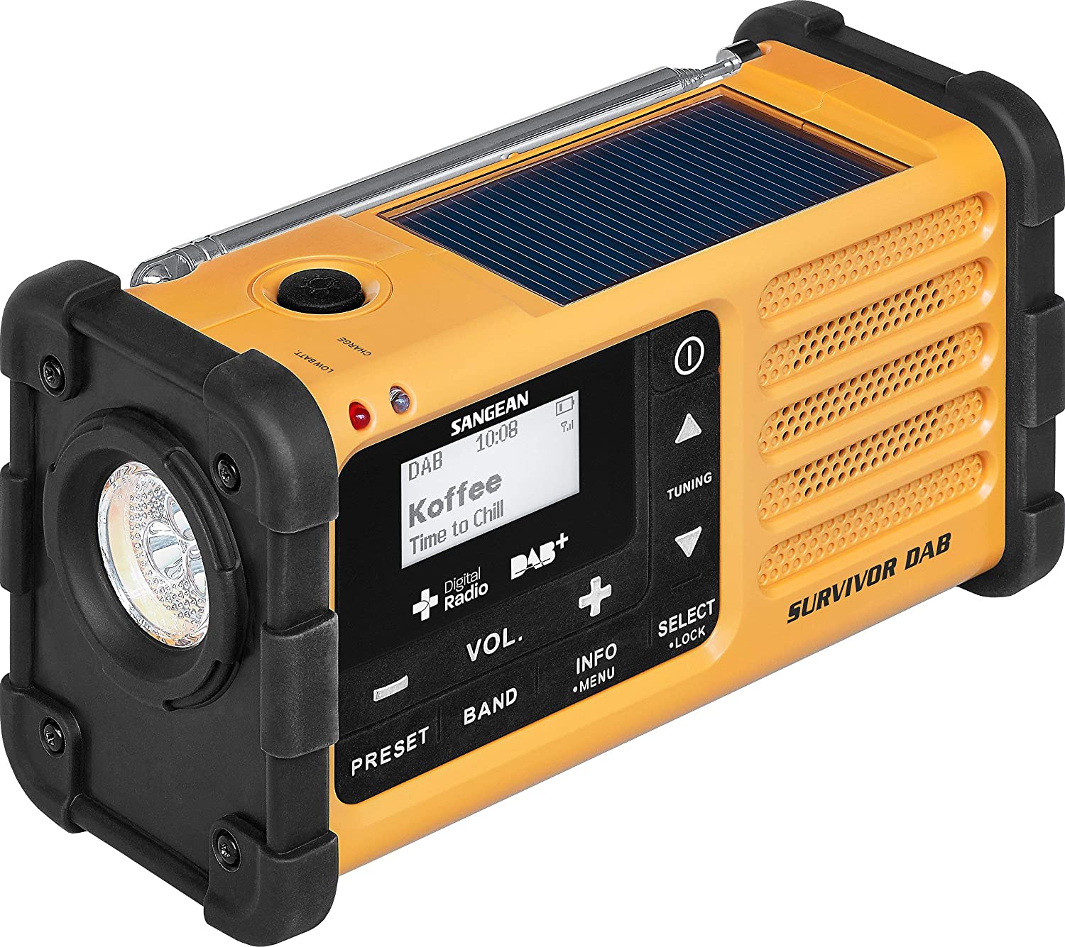 Sangean MR-88 Survivor DAB+ Portable Emergency Radio