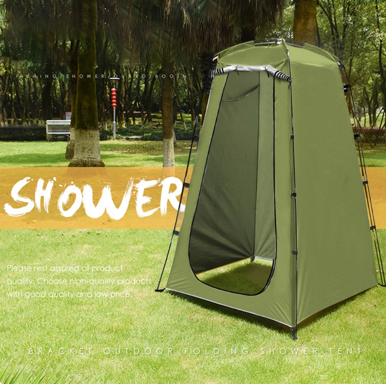 Portable Privacy Shower Tent & Waterproof Changing Room