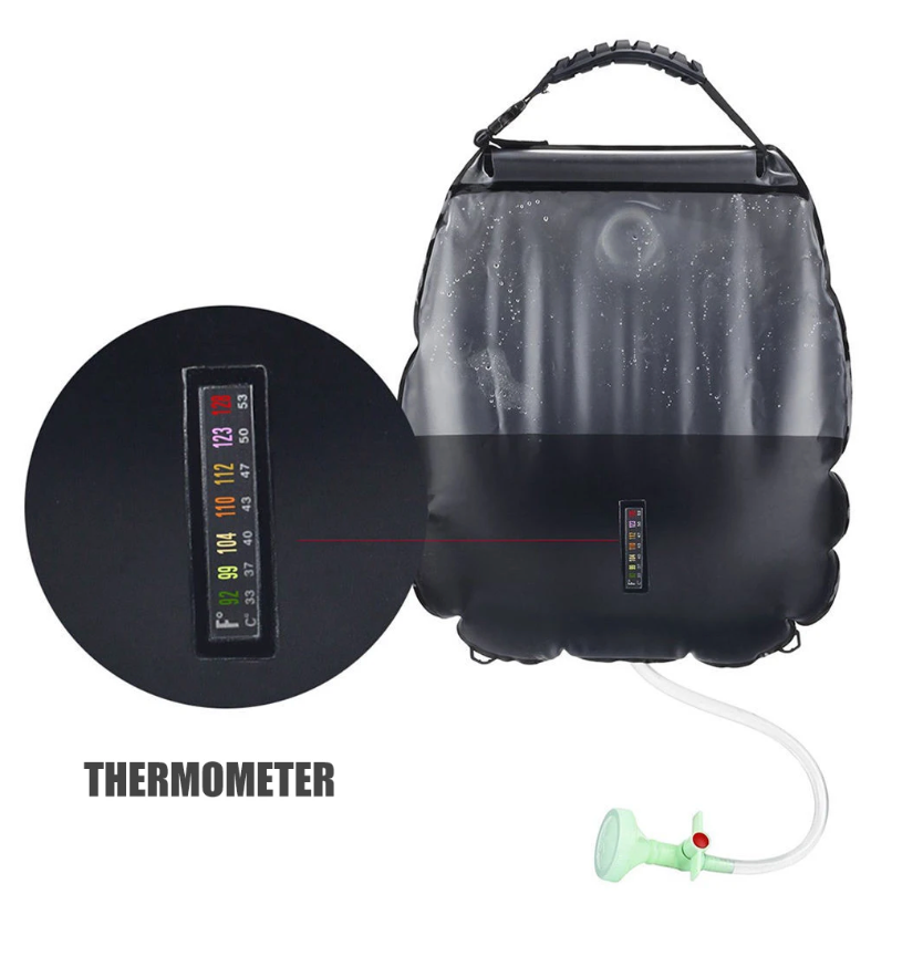 Solar Shower Bag 20L Heated Camping