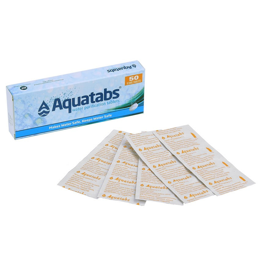 Aquatabs water purification tablets 8.5mg 50 pieces