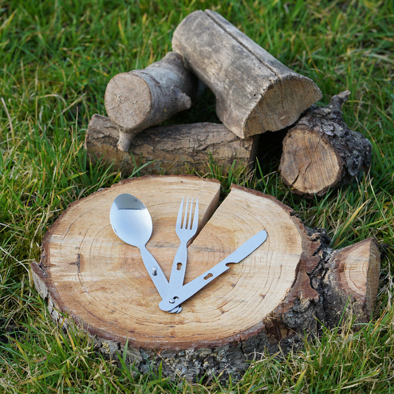 Metal cutlery set